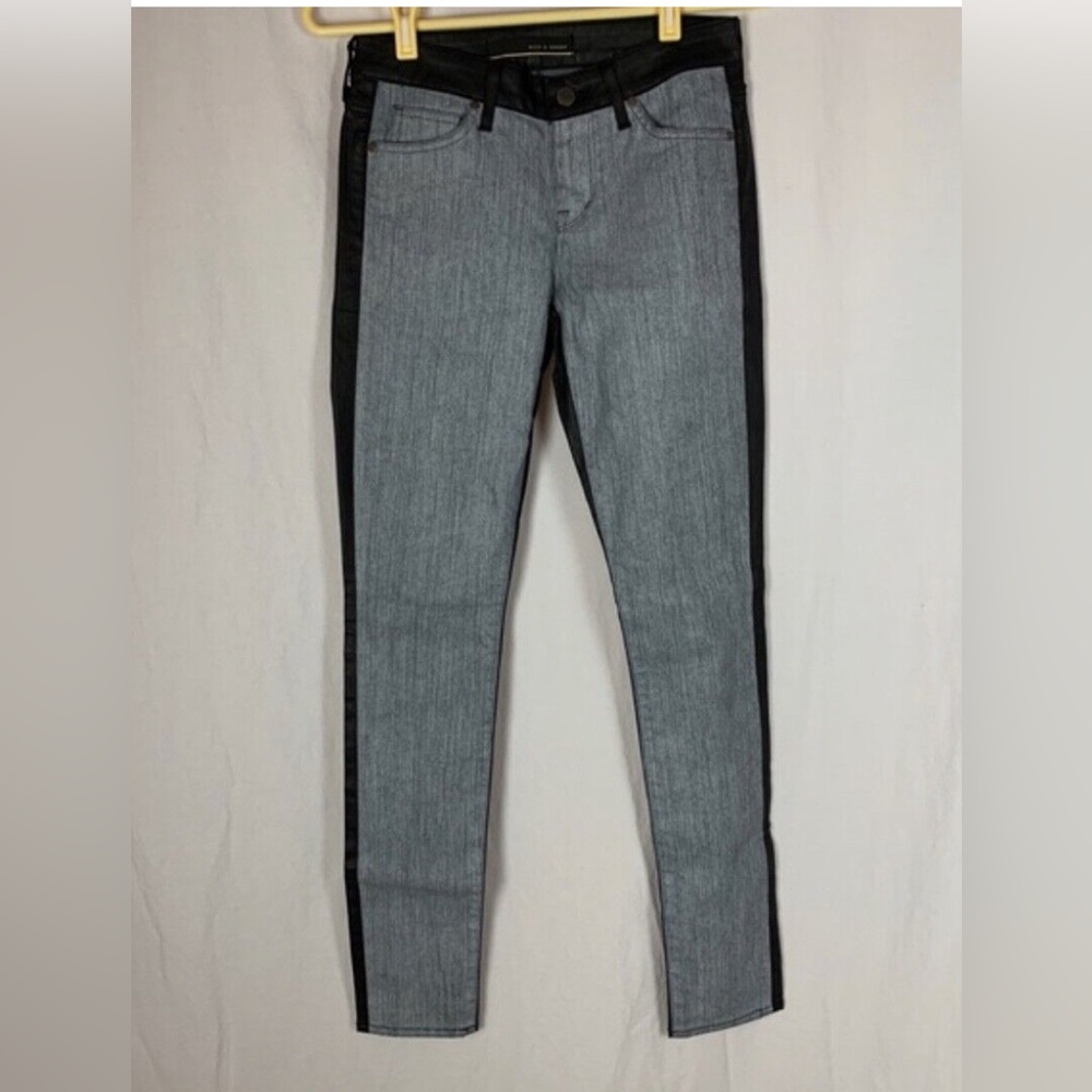 Rich & Skinny 2 toned black and light gray jeans Size 29